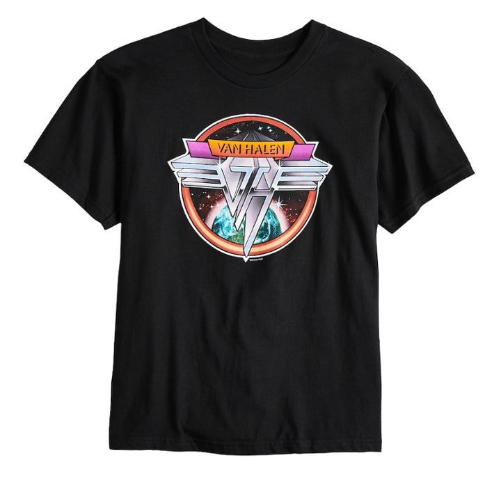 Boys 8-20 Van Halen Tee, Size: Xl, Black