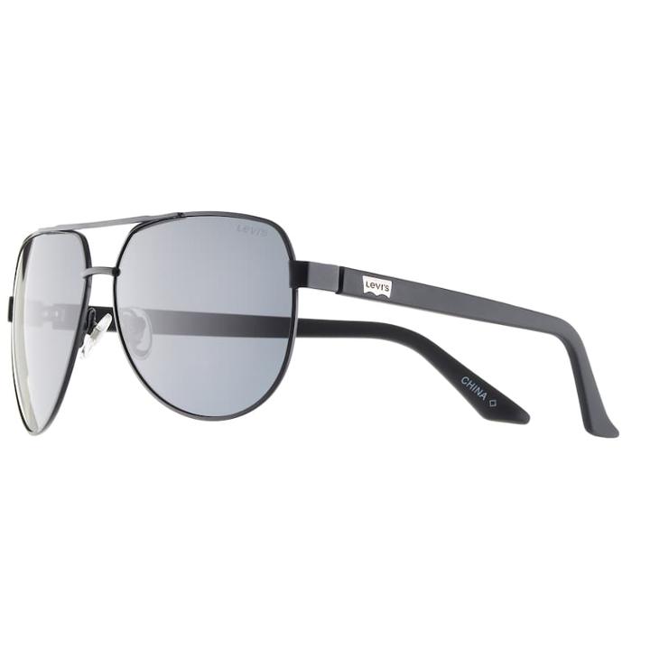 Men's Levi's&reg; Polar Large Combination Aviator Sunglasses, Oxford