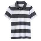Boys 4-10 Jumping Beans&reg; Striped Polo, Boy's, Size: 7, Natural