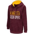 Women's Campus Heritage Minnesota Golden Gophers Throw-back Pullover Hoodie, Size: Xxl, Dark Red