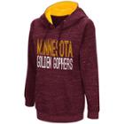 Women's Campus Heritage Minnesota Golden Gophers Throw-back Pullover Hoodie, Size: Xxl, Dark Red
