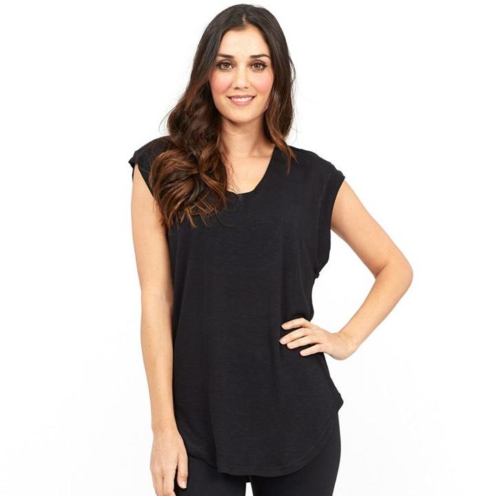 Women's Balance Collection Maebry Dolman Slub Tee, Size: Small, Oxford