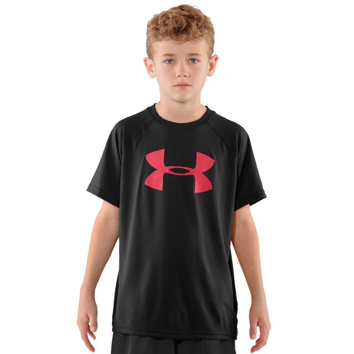 Boys 8-20 Under Armour Tech Logo Tee, Size: Small, Oxford