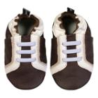 Tommy Tickle Baby Brown Leather Sport Shoes, Infant Boy's, Size: 6-12months