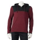Men's Urban Pipeline&reg; Quarter-zip Fleece Hoodie, Size: Large, Red