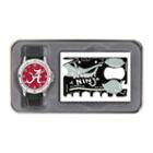 Men's Sparo Alabama Crimson Tide Watch And Wallet Ninja Set, Multicolor