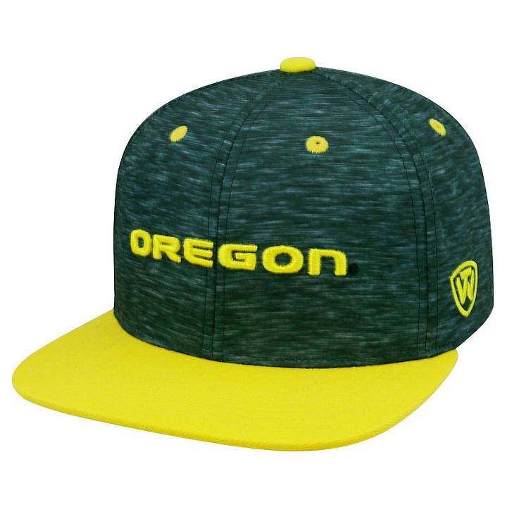 Adult Top Of The World Oregon Ducks Energy Snapback Cap, Men's, Dark Green