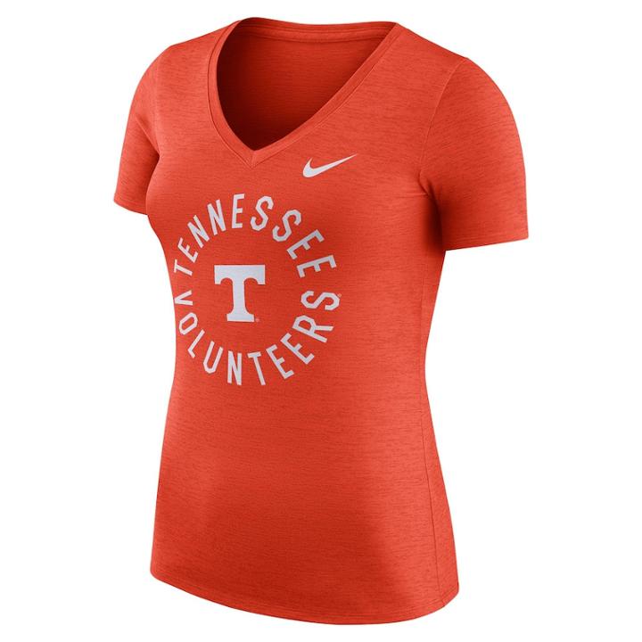 Women's Nike Tennessee Volunteers Dri-fit Touch Tee, Size: Medium, Orange