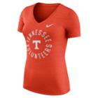 Women's Nike Tennessee Volunteers Dri-fit Touch Tee, Size: Medium, Orange