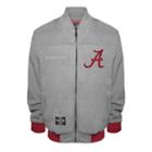 Men's Franchise Club Alabama Crimson Tide Edge Fleece Jacket, Size: Medium, Grey