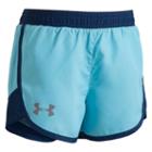 Toddler Girl Under Armour Colorblock Dolphin-hem Shorts, Size: 2t, Blue