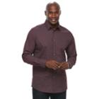 Big & Tall Apt. 9&reg; Premier Flex Modern-fit Stretch Button-down Shirt, Men's, Size: 2xb, Red