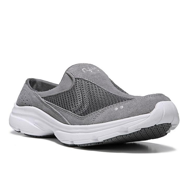 Ryka Tranquil Women's Slip-on Shoes, Size: 6 Wide, Dark Grey