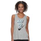 Women's Nike Sportswear Just Do It Graphic Tank, Size: Xs, Grey