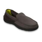 Dearfoams Men's Mesh Moccasin Slippers, Size: Xl, Med Grey