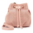 Madden Nyc Piper Mesh Drawstring Bucket Bag, Women's, Brt Pink