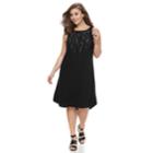 Plus Size Apt. 9&reg; High-low Shift Dress, Women's, Size: 1xl, Black