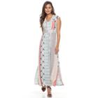 Women's Dana Buchman Shirred Maxi Dress, Size: Xs, Lt Beige