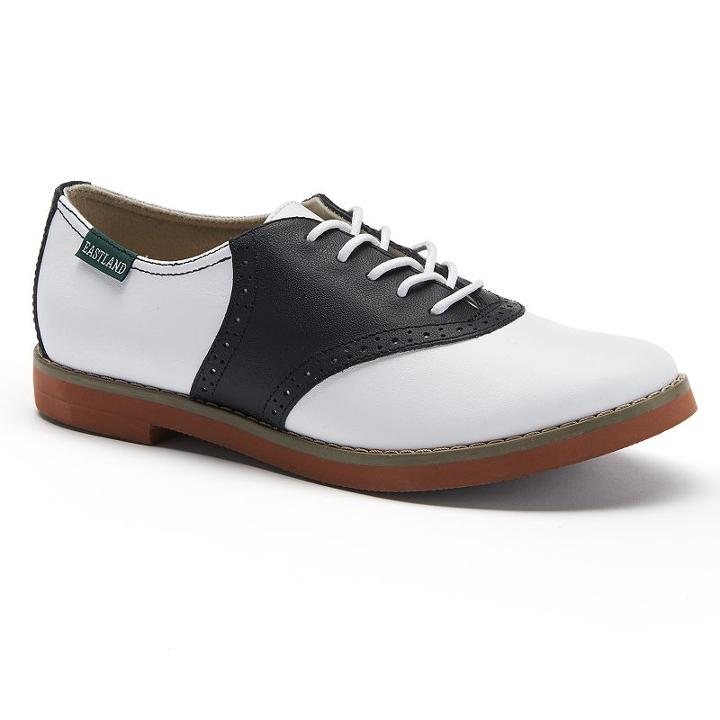 Eastland Sadie Saddle Women's Oxford Shoes, Size: Medium (6), Grey (charcoal)