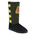 Women's Arizona State Sun Devils Button Boots, Size: Xl, Black