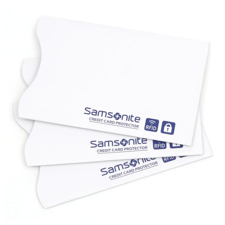 Samsonite Rfid Credit Card Sleeves 3-pk, Adult Unisex, White