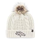 Women's '47 Brand Denver Broncos Meeko Cuffed Knit Hat, White