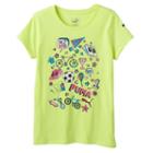 Girls 7-16 Puma Logo Sleeve Graphic Tee, Girl's, Size: Large, Lt Yellow