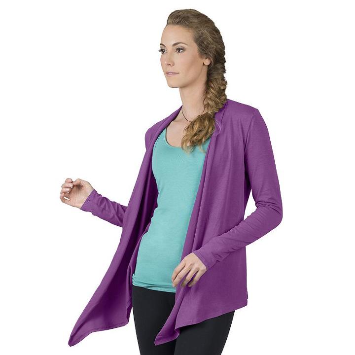 Women's Soybu Cora Open Front Wrap Cardigan, Size: Small, Light Pink