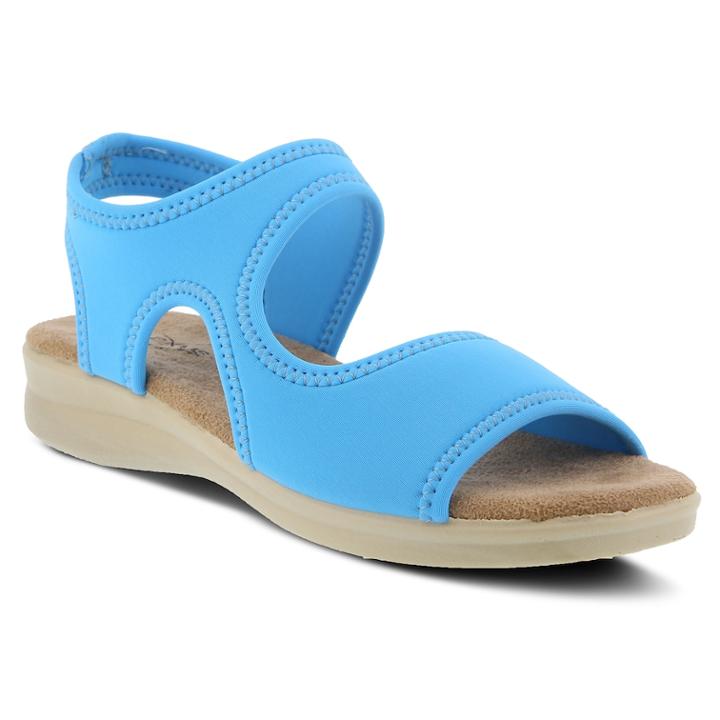 Flexus By Spring Step Marya Women's Sandals, Size: 36, Light Blue