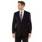 Men's Adolfo Classic-fit Solid Black Suit Jacket, Size: 44 Short