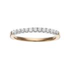 Lovemark 14k Gold 1/4-ct. T.w. Certified Diamond Wedding Ring, Women's, Size: 7, White
