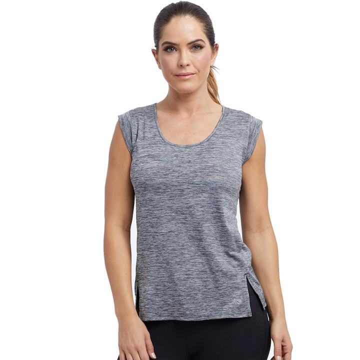 Women's Marika Cross Train Tee, Size: Medium, Med Grey