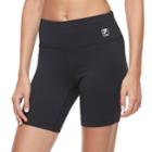 Women's Fila Sport&reg; High-waist Fitted Shorts, Size: Medium, Black
