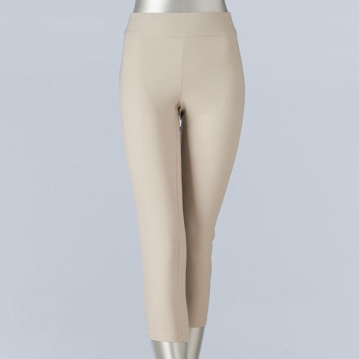 Petite Simply Vera Vera Wang Twill Capris, Women's, Size: 6 Petite, Silver