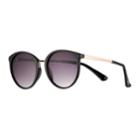 Lc Lauren Conrad 57mm River Round Gradient Sunglasses, Black