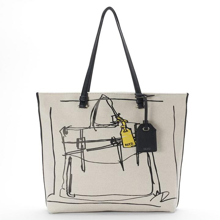 Reed Painter Tote, Women's, White Oth