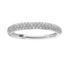 Simply Vera Vera Wang 14k White Gold 1/4-ct. T.w. Diamond Wedding Ring, Women's, Size: 7