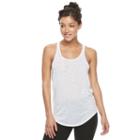 Juniors' So&reg; Shirttail Racerback Tank, Girl's, Size: Medium, White Oth
