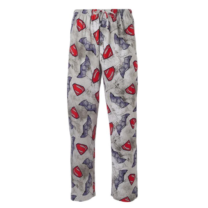 Men's Dc Comics Batman V Superman: Dawn Of Justice: Dawn Of Justice Lounge Pants, Size: Medium, Grey