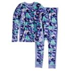 Girls 4-16 Cuddl Duds Fleece Top & Leggings Set, Size: 7-8, Purple