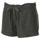 Juniors' Unionbay Candace Linen-blend Shorts, Girl's, Size: 3, Lt Green