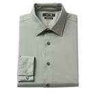 Big & Tall Apt. 9&reg; Premier Flex Collar Stretch Dress Shirt, Men's, Size: 18.5 36/7t, Med Grey