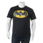 Big & Tall Dc Comics Batman Shield Performance Tee, Men's, Size: 4xb, Black