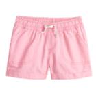 Girls 4-10 Jumping Beans&reg; Solid Cuffed Twill Shorts, Size: 5, Brt Pink