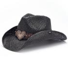 Peter Grimm Flint Rhinestone Cowboy Hat, Women's, Black