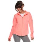 Petite Tek Gear&reg; Microfleece Hooded Jacket, Women's, Size: Xl Petite, Med Pink