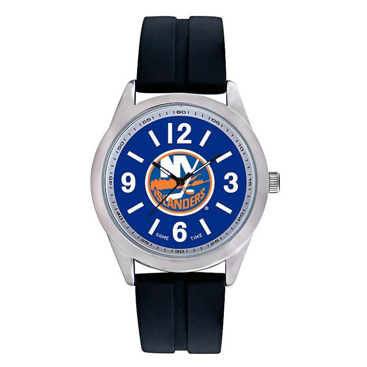 Game Time, Men's New York Islanders Varsity Watch, Black