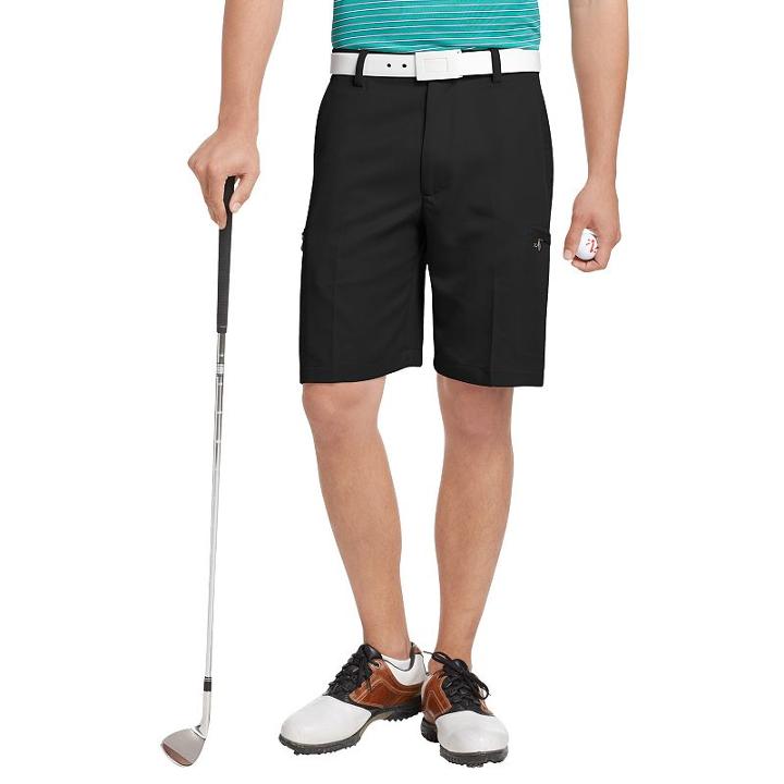Men's Izod Xfg Solid Microfiber Performance Cargo Golf Shorts, Size: 32, Oxford