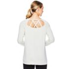 Women's Gaiam Ruby Strappy Back Yoga Tunic, Size: Large, Grey