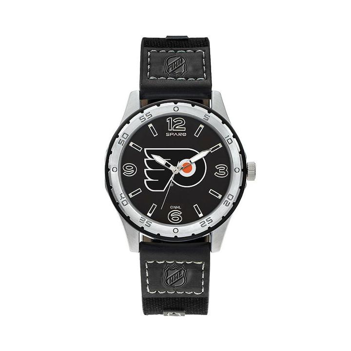 Sparo Men's Player Philadelphia Flyers Watch, Black